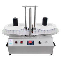 Machine de rebobinage d'étiquettes avec compteur de mètres et de tension, pour rubans et rouleaux d'étiquettes adhésives
