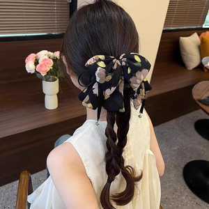Hot Selling Temperament Elegant Black Bowknot Hairpin <b>Sweet</b> Style Women's Fabric Hairpins Fashionable Jewelry Wholesale - Product Image 1
