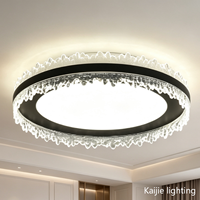 Plafonnier LED rond en pierre de luxe moderne pour chambre à coucher, salon, salle à manger, bureau, décoration intérieure