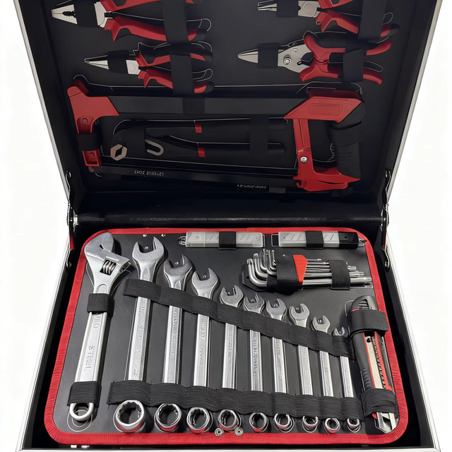 GTYPRO Professional Tool set in aluminum box Multi-tool 166pcs Alum case Tool Set