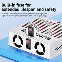 Chargeur de bureau USB 400W 5V 1A/2A/2.4A à 100 ports avec ventilateur et interrupteur, coque en fer, compatible US EU UK AU pour iPhone/Microphone/Tablette/Montre connectée