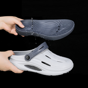 Olicom moda mujeres hombres jardín zuecos Unisex antideslizante zapatos de trabajo de secado rápido agua diseñador sandalias Casual cómodo zapatillas - Product Image 2