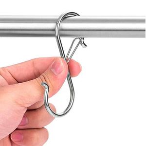 Ganchos colgantes de metal S Hebilla DE SEGURIDAD Ganchos de bloqueo en forma de S <span class=keywords><strong>para</strong></span> dormitorio Cocina <span class=keywords><strong>Plantas</strong></span> Macetas Toallas - Product Image 6