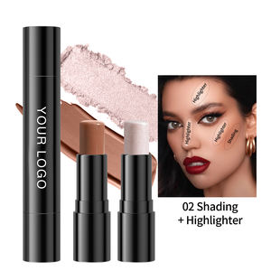 MLM คัสตอม เมคอัพ เนเจอร์ โกลว์ ชิมเมอร์ คอสเมติกส์ 2 in 1 รองพื้น คอนทัวร์ & ไฮไลท์เตอร์ สติ๊ก ปกปิดเต็มที่ คอนซีลเลอร์ ปากกา - Product Image 2