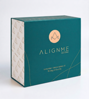 Boîte d'emballage personnalisée de luxe pour kit d'appareil dentaire avec logo, insert en papier orthodontique, boîte d'emballage pour aligneur dentaire