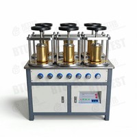 Aparato Automático para Prueba de Permeabilidad al Agua del Hormigón - Probador Autosellante de 6 Estaciones, Presión de 2MPa, Cumple con EN12390-8 e ISO 7031