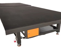 Table de découpe de verre automatique de haute qualité avec flotteur d'air manuel pour le découpage incliné du verre