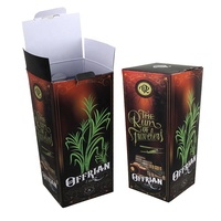 Boîte d'emballage de vin rouge bouteille en carton rigide haut de gamme avec logo personnalisé Boîte d'emballage de bouteille de vin de 750ml