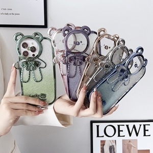 Mới đến cho iPhone 16 15 Pro 15 Pro Max thanh lịch nữ tính Crossbody 3D dễ thương Gấu điện thoại di động Trường hợp với dây đeo vai dài - Product Image 2