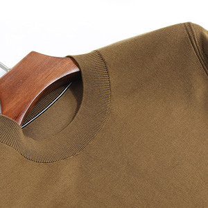 Áo len cổ tròn bán chạy nhất nhà máy, chất liệu len Merino nguyên chất-2/48S, mẫu mới nhất, nhiều màu sắc tùy chọn dành cho nam - Product Image 3