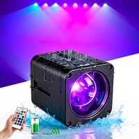 Igracelite IP65 Projecteur LED Par sans fil DMX 20W RGBLAC 6-en-1 à batterie pour extérieur, idéal pour scène, DJ, mariage, fête