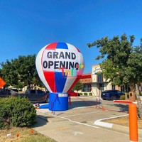Ballon publicitaire géant gonflable pour l'inauguration, ballon de sol, ballon de toit avec logo