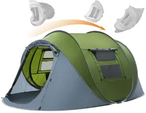 8 kişi büyük su geçirmez kamp çadır kamp aile açık çadır