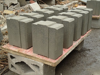 Mesin Pembuat Bata Eco, Mesin Blok Berongga Saling Terkait Harga Murah QMR1-40 QMR2-40