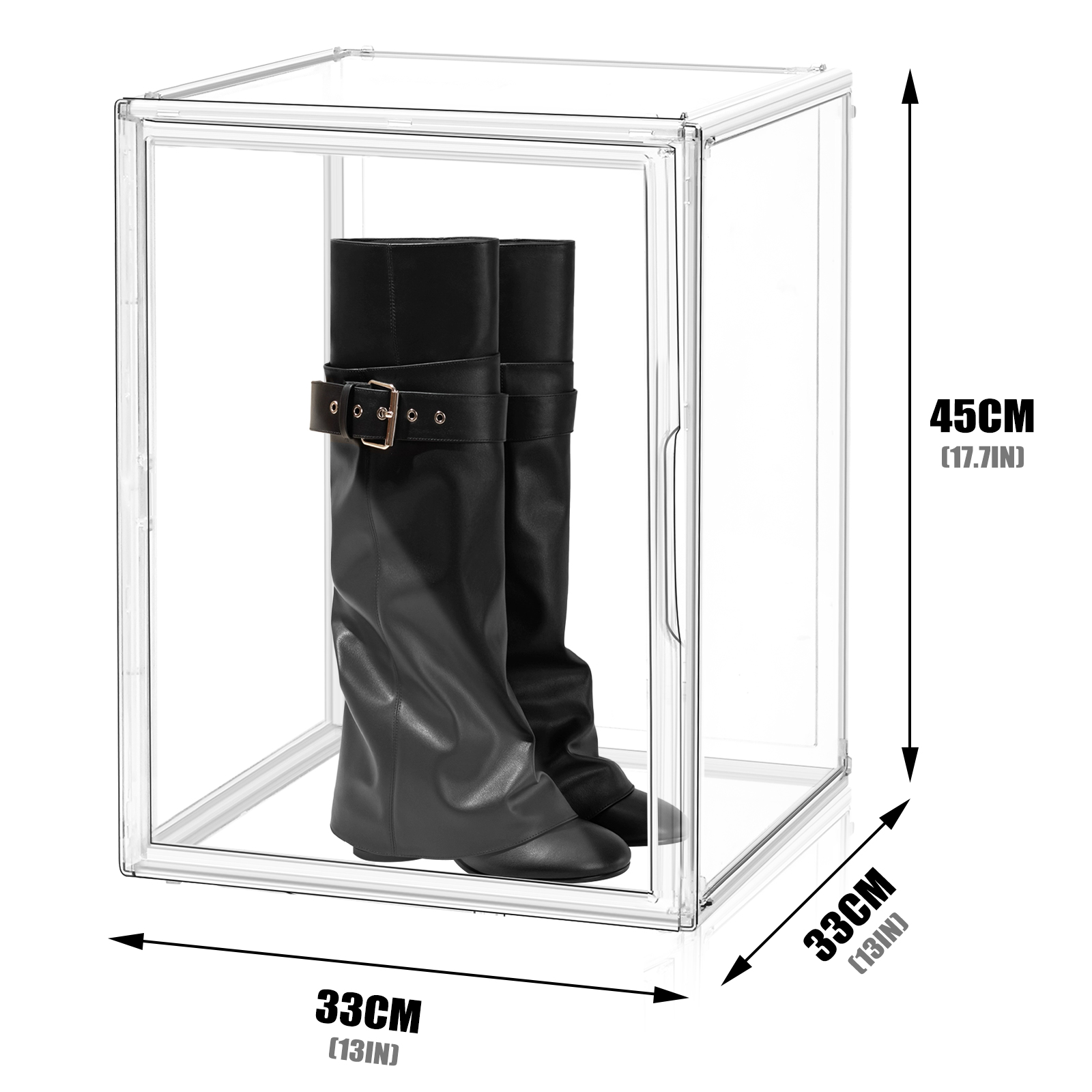 Trasparente-45H-45*33*33 cm