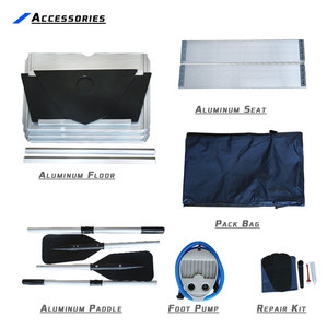 Bateau de pêche gonflable en PVC avec plancher en aluminium certifié CE avec moteur - Product Image 5