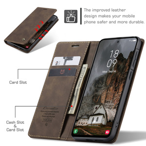 Étui portefeuille magnétique en similicuir avec support et porte-cartes pour <span class=keywords><strong>Samsung</strong></span> Galaxy A57 A17 A56 A36 A71 A16 A05 A21 A26 A40 - Product Image 4