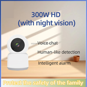 Telecamera <span class=keywords><strong>WiFi</strong></span> Wireless 2.4GHz con Rotazione 360°, Interfono Vocale AI, Tracciamento Mobile, Visione Notturna, Compressione Video H.265, 256GB - Product Image 3