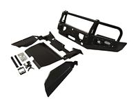 Pare-chocs avant en acier de style sport Marchepieds latéraux Bull Bar Installation facile pour Toyota Hilux GR Accessoires d'extérieur Kit de carrosserie de voiture