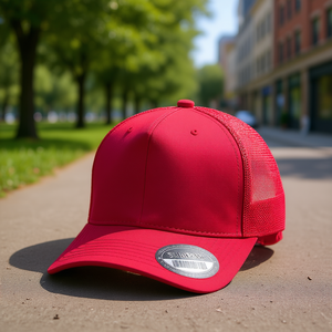 Gorra Trucker de Malla y Gamuza Sum, Cinco Paneles, Visera Curva, Transpirable, Ajustable con Cierre a Presión, Unisex, para Adultos, Uso Casual - Product Image 2