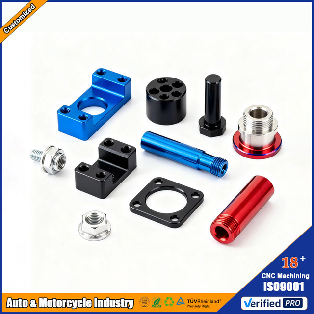 CNC Machined Motorcycle Suspension Parts - Precision Components for High Performance Customizable Motorcycle Suspension Systems