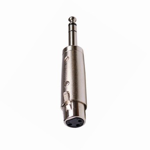 T106 Xlr Female To 6.5mm Stereo Male Audio <b>Adapter</b> Connector Zinc Alloy <b>Plug</b> In - Product Image 3