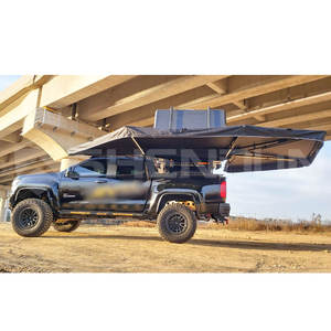 <span class=keywords><strong>Toldo</strong></span> de <span class=keywords><strong>sombra</strong></span> de refugio solar de 270 grados independiente del lado del coche grande por tierra, marco completo A LED con todos los brazos, <span class=keywords><strong>toldo</strong></span> independiente LED - Product Image 1