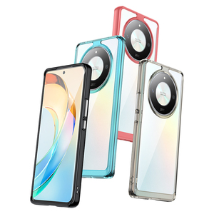 Funda transparente para <span class=keywords><strong>Honor</strong></span> X9B, funda trasera de acrílico duro con parachoques de Gel de TPU suave y colorida, fundas de teléfono móvil a prueba de golpes para <span class=keywords><strong>Honor</strong></span> X9A X9B - Product Image 1