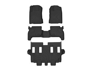 Tapis de sol de voiture Jourm pour Toyota <span class=keywords><strong>Rush</strong></span> 2018-2020 LHD 7 places, sur mesure en TPE toutes saisons, ensemble complet, 100 % imperméables, faciles à nettoyer - Product Image 1