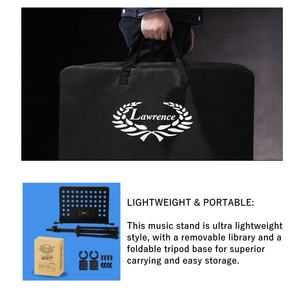 ขาตั้งกีตาร์อะลูมิเนียมสีดำ Jello LMS-11 ขนาดใหญ่ น้ำหนักเบา แบบตั้งพื้น ปรับความสูงได้ - Product Image 6