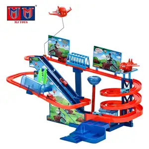 Novo Brinquedo Elétrico Inteligente Corrida Define Slot Railway Car Track Toy Crianças Elétrico Rail Racing Car