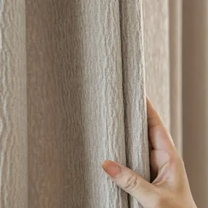 Manufacturer Popular Style Velvet Chenille Window Blackout Curtains For The Living Room