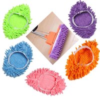 Pantoufles en microfibre multifonctionnelles pour le nettoyage des sols, pour la maison et le bureau