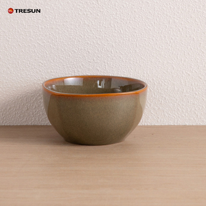 TRESUN Ceramic Stoneware Dinnerware <b>Set</b>-Western reactive glazed Dishwasher Oven Safe Eco-Friendly <b>square</b> tableware - Product Image 4