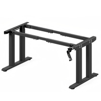 Bureau de travail électrique moderne réglable en hauteur pour ordinateur, poste de travail assis-debout, table de travail pour personnel, mobilier de bureau