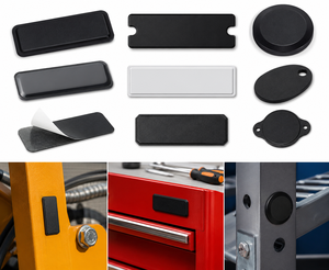 สติกเกอร์ RFID ป้องกันโลหะแบบยืดหยุ่นที่ปรับแต่งได้ สำหรับการติดตามทรัพย์สินบนพื้นผิวโลหะ การจัดการเครื่องมือ และการระบุอุปกรณ์ - Product Image 2