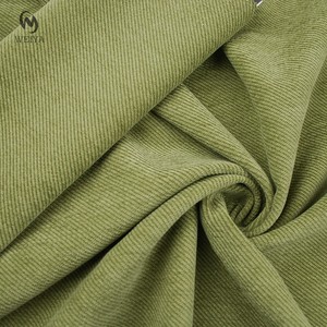 Sonbahar kış takım elbise pantolon bez sıcak mikrofiber yumuşak erişte kalın dimi spandex poli şönil karışımlı kumaş - Product Image 1