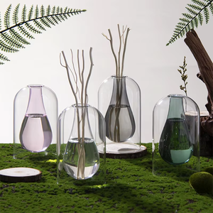 Difusor de Aromas Moderno em Vidro com Tampa Transparente e Frasco Interno para Sala de Estar, Spa e Presentes - Product Image 5