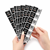 Autocollants industriels anti-contrefaçon personnalisés, code QR, étiquettes en papier synthétique imperméables et écologiques, impression par lots traçable