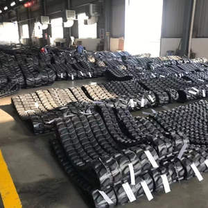 Cingoli in Gomma Naturale Nera di Alta Qualità Marca GZDG per Mini Escavatore Rx302 150*60*32 150*60*37 150*60*40 150*60*42 - Product Image 3