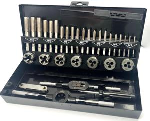 BOMI BMKK-205 6 pièces M3-M10 HSS Cobalt Tin-coated Ensemble de forets et tarauds combinés pour l'acier - Product Image 6
