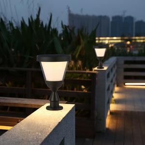 Fabbrica diretta lampada solare impermeabile illuminazione esterna Villa cortile Hotel cancello recinzione colonna <span class=keywords><strong>di</strong></span> piccole dimensioni IP65 giardino - Product Image 2