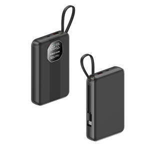 Banco de Energía de 100W y 20000mAh con Carga Rápida PD, Cargador Portátil con Cable Tipo-C Integrado y Pantalla Digital - Product Image 6