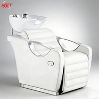 Unité de soin capillaire Meientai avec bac à shampoing et réservoir de 60L, lavabo sans tuyauterie pour salon, thérapie aquatique japonaise