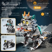 Nouvel arrivage Wanzhi 80548061 – Blocs de construction en plastique ABS, robot programmable télécommandé, jouet éducatif à assembler électriquement