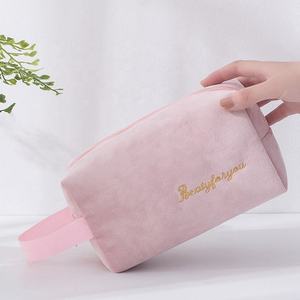 Bolsa de Maquillaje con Cierre, Bolsa de Aseo Portátil de Terciopelo, Bolsa Organizadora de Maquillaje de Gran Capacidad para <span class=keywords><strong>Mujer</strong></span> - Product Image 4