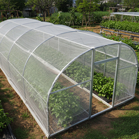Filet anti-insectes agricole 50 60 70 mailles en HDPE pour serre, protection contre les insectes de jardin, en rouleau