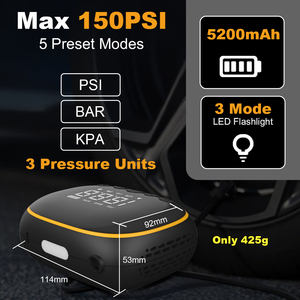 Mini Electric Car Portable Air Compressor Compresor De Aire Portatil Air Pump Car Tire <b>Tyre</b> <b>Inflator</b> Pump for Car Tires - Product Image 3