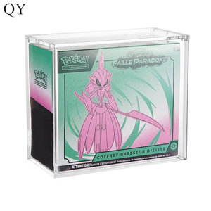 Estuche Protector de Acrílico Magnético Transparente 8+5 para Cartas Coleccionables, Caja de Exhibición para Elite Trainer Box (ETB), Directo de Fábrica QY - Product Image 6