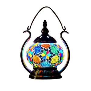 סיטונאי דקורטיבי תורכי אורות שולחן מרוקאיות מסורתיות טורקית פסיפס זכוכית שולחן מנורות - Product Image 6